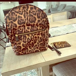 Micheal Kors backpack and wallet